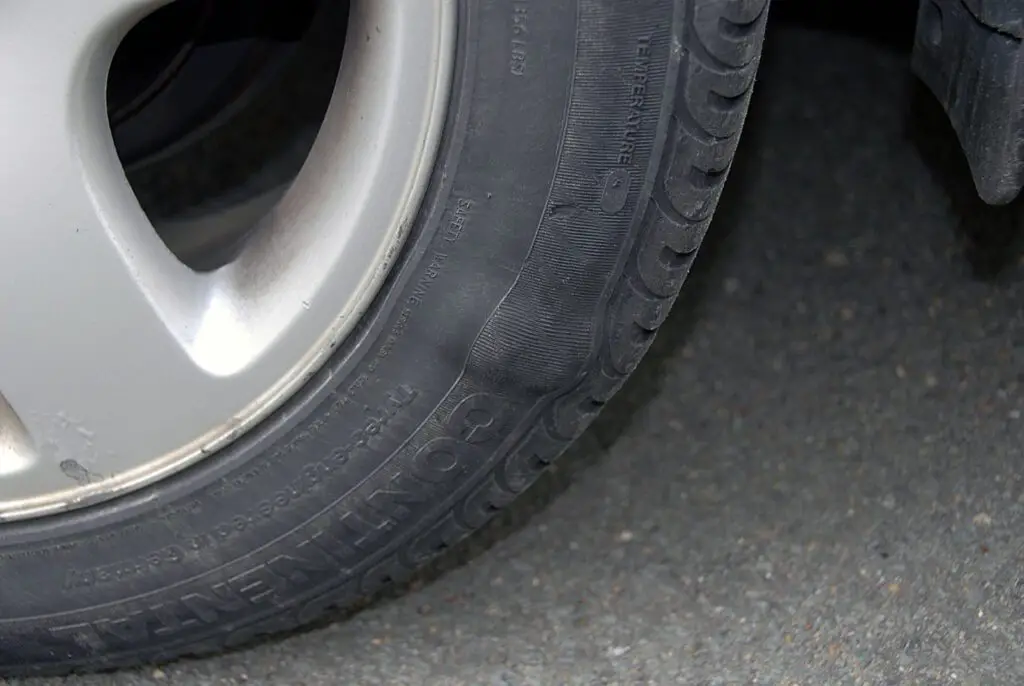 Bulge In Tire Sidewall Should You Stop Driving or Not