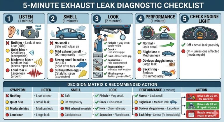 How Long Can I Drive With An Exhaust Leak Vip Member Link