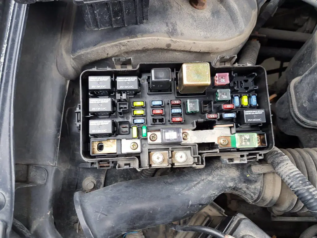 water in car fuse box