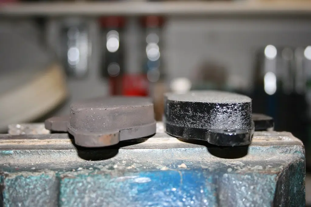 Worn Brake Pads