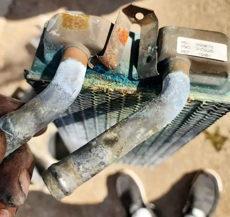 Heater Core Leak