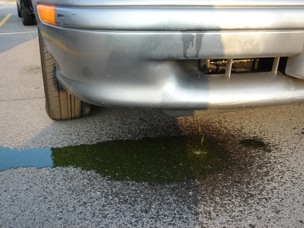 coolant leaking when cold
