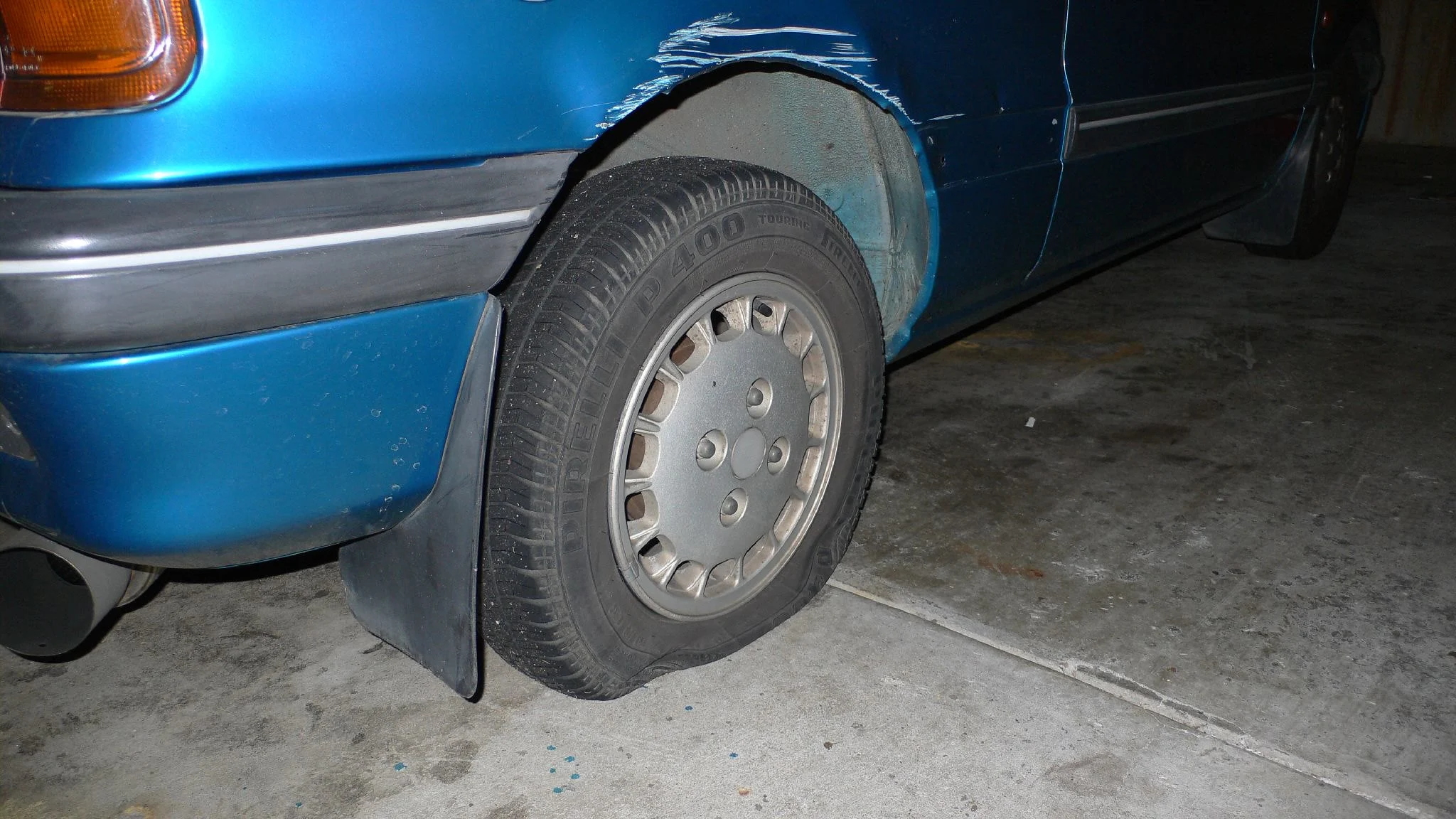 Tire punture