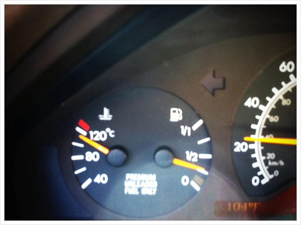 overheating guage