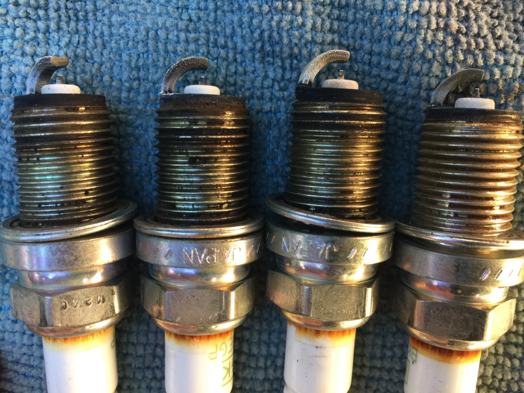 worn Spark Plug